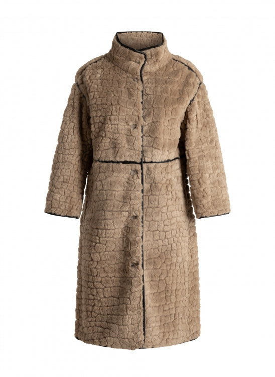 Yest OWY Quinny Coat - Sand/Black