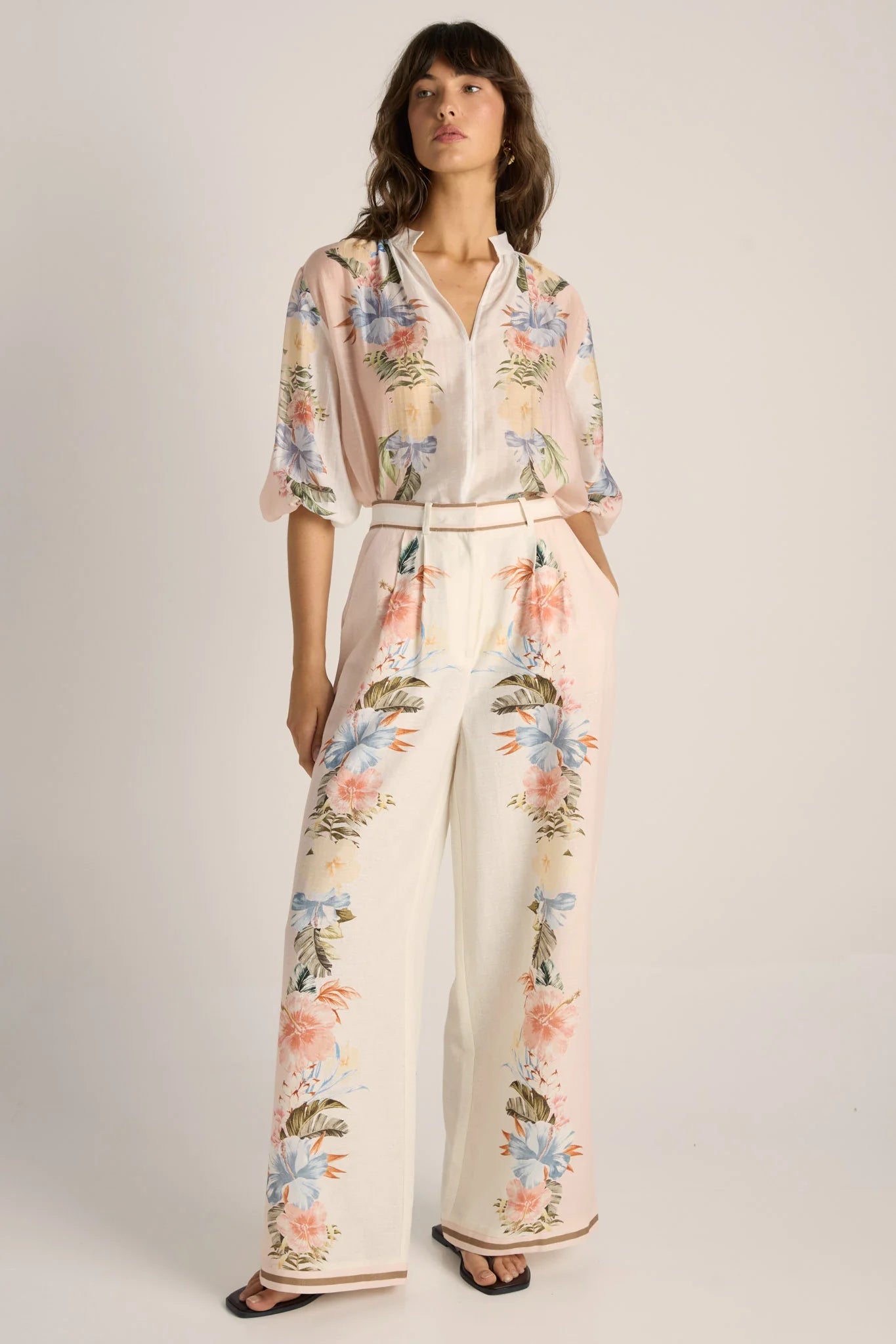 Fate & Becker Solara Placement Print Pant