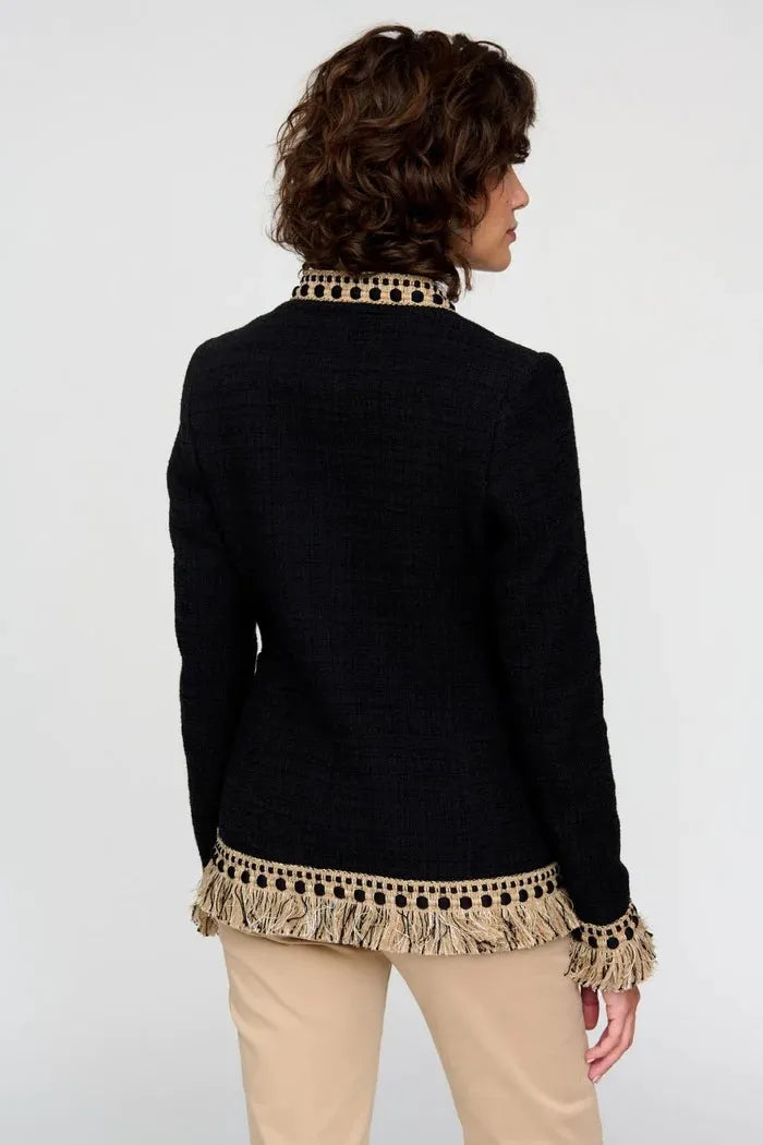 Bariloche Piruletta Black Fringe Jacket