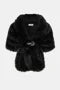 Joseph Ribkoff Signature Faux Fur Cape