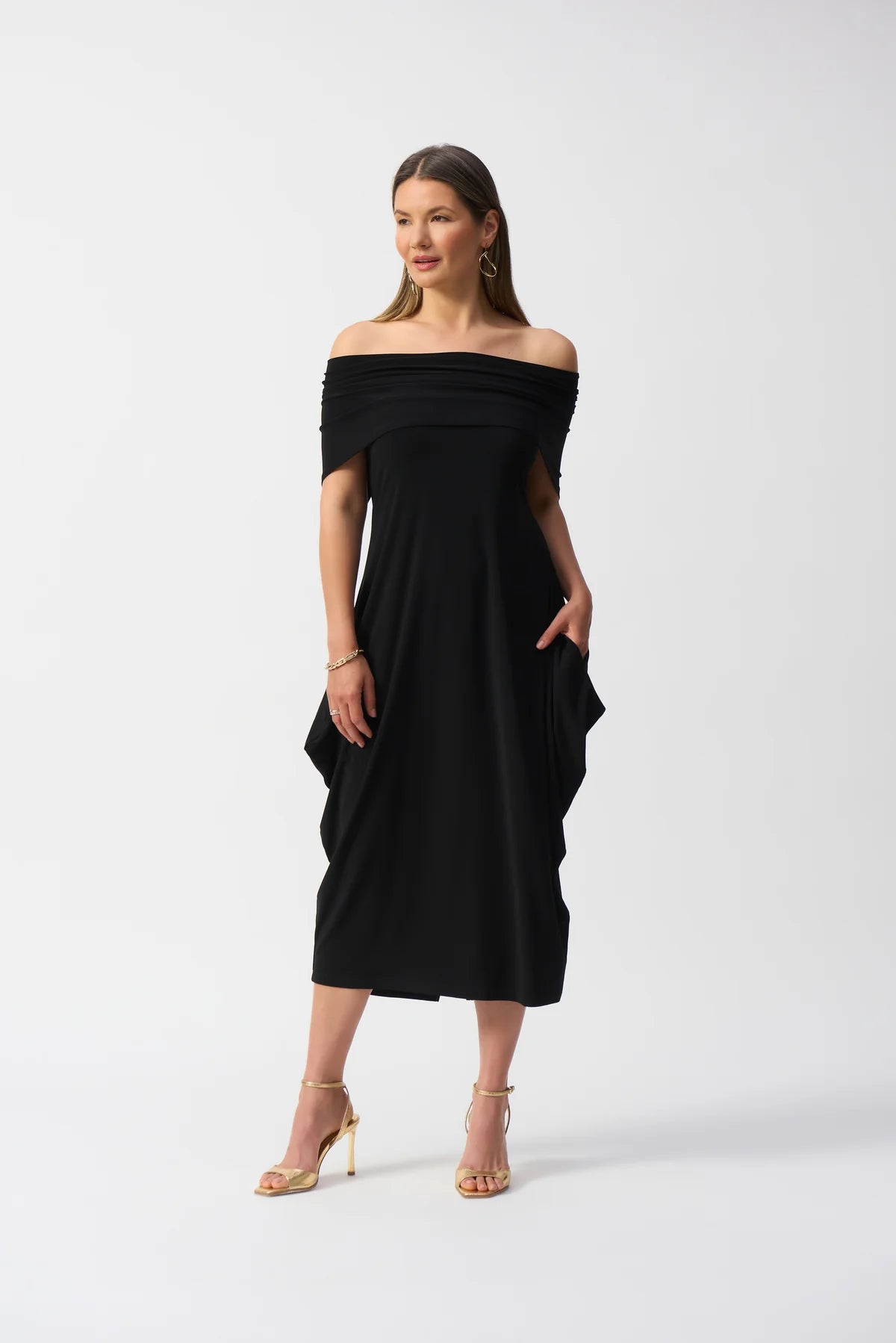 Joseph Ribkoff Off Shoulder Dress