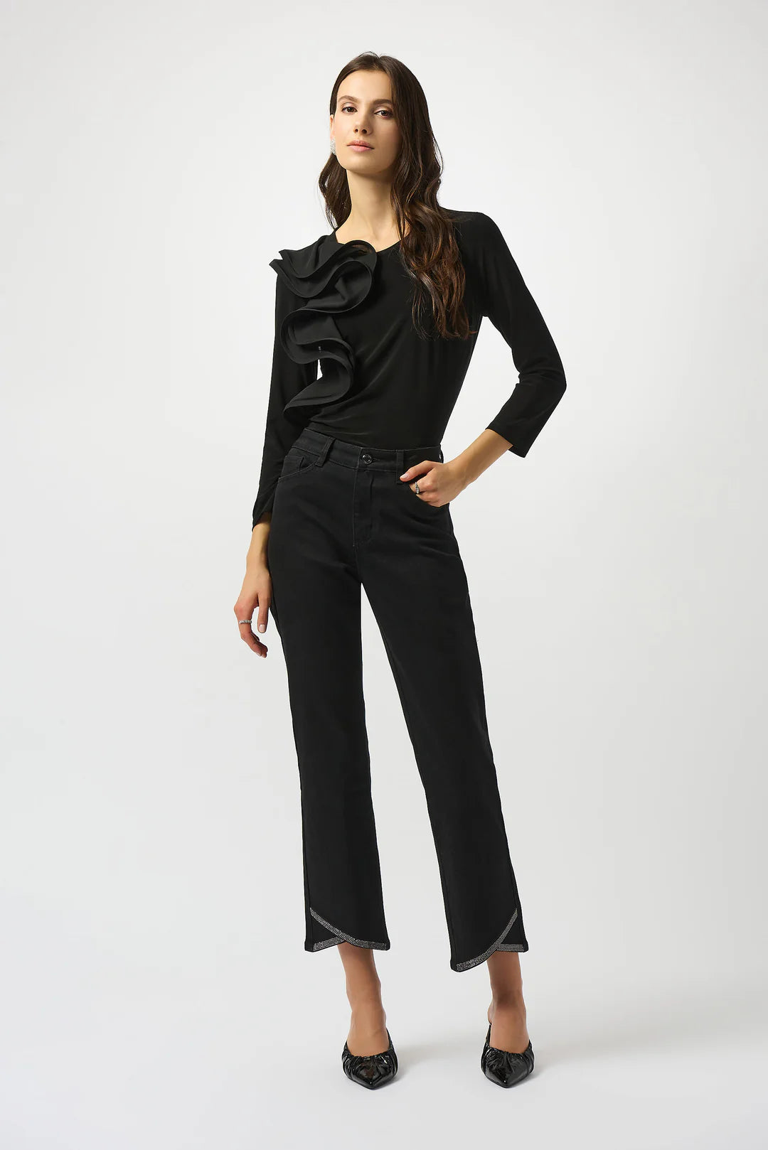 Joseph Ribkoff Ruffle Top