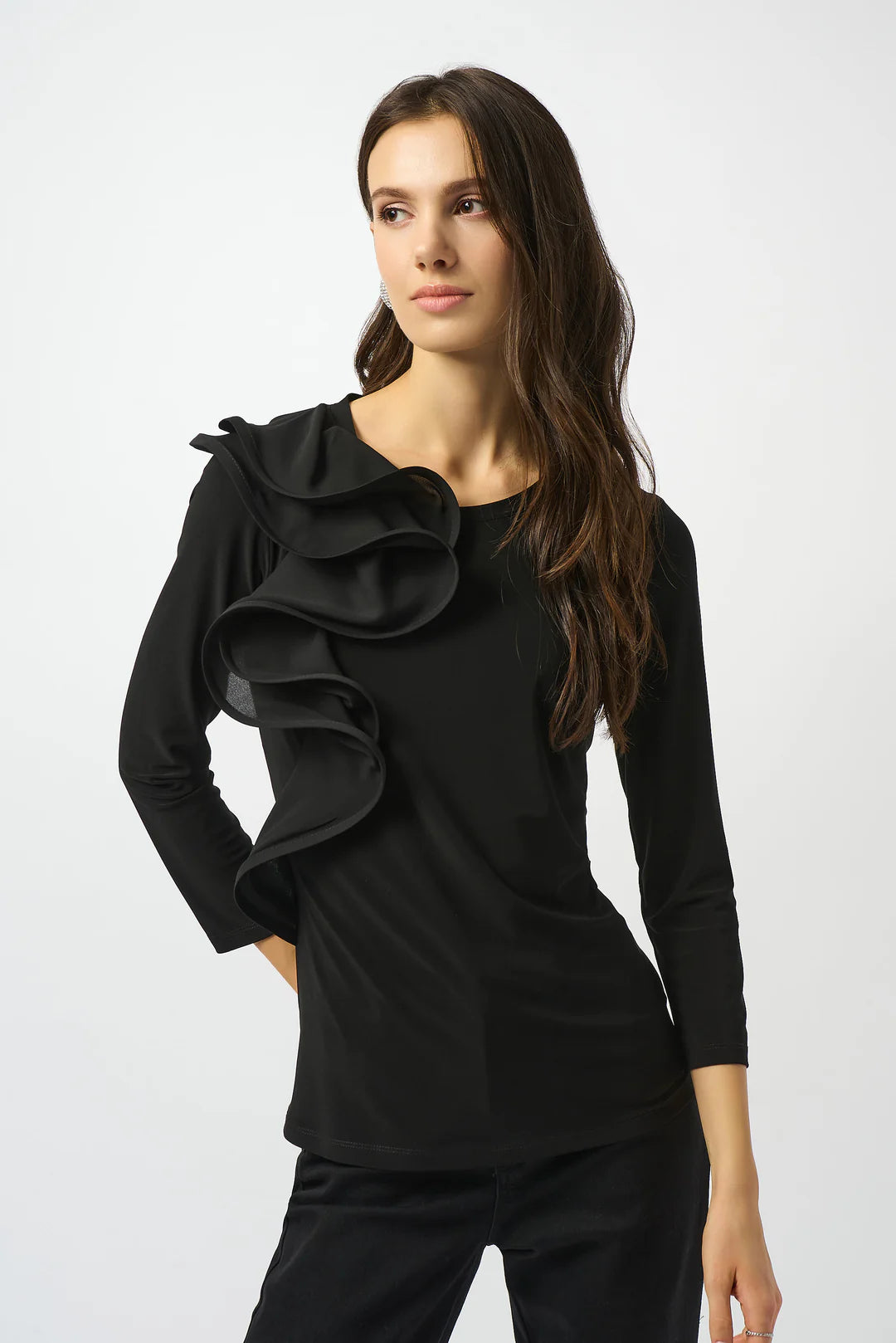 Joseph Ribkoff Ruffle Top
