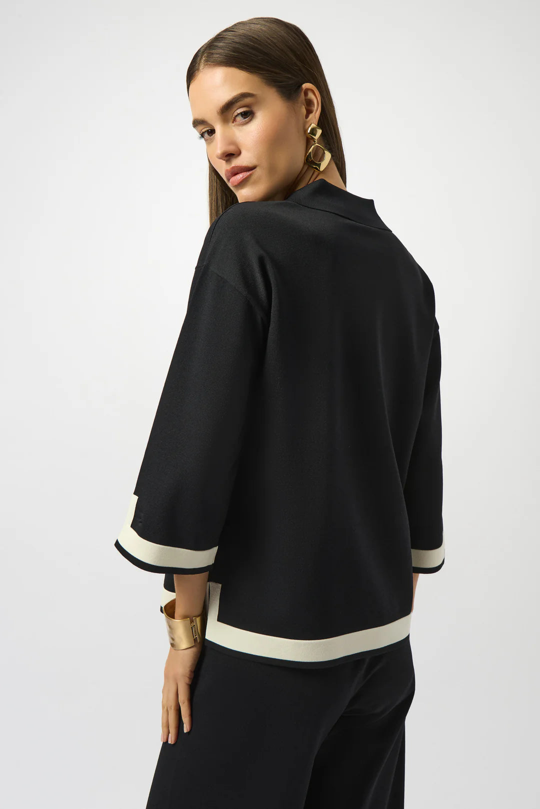 Joseph Ribkoff Colour Block Knit Top