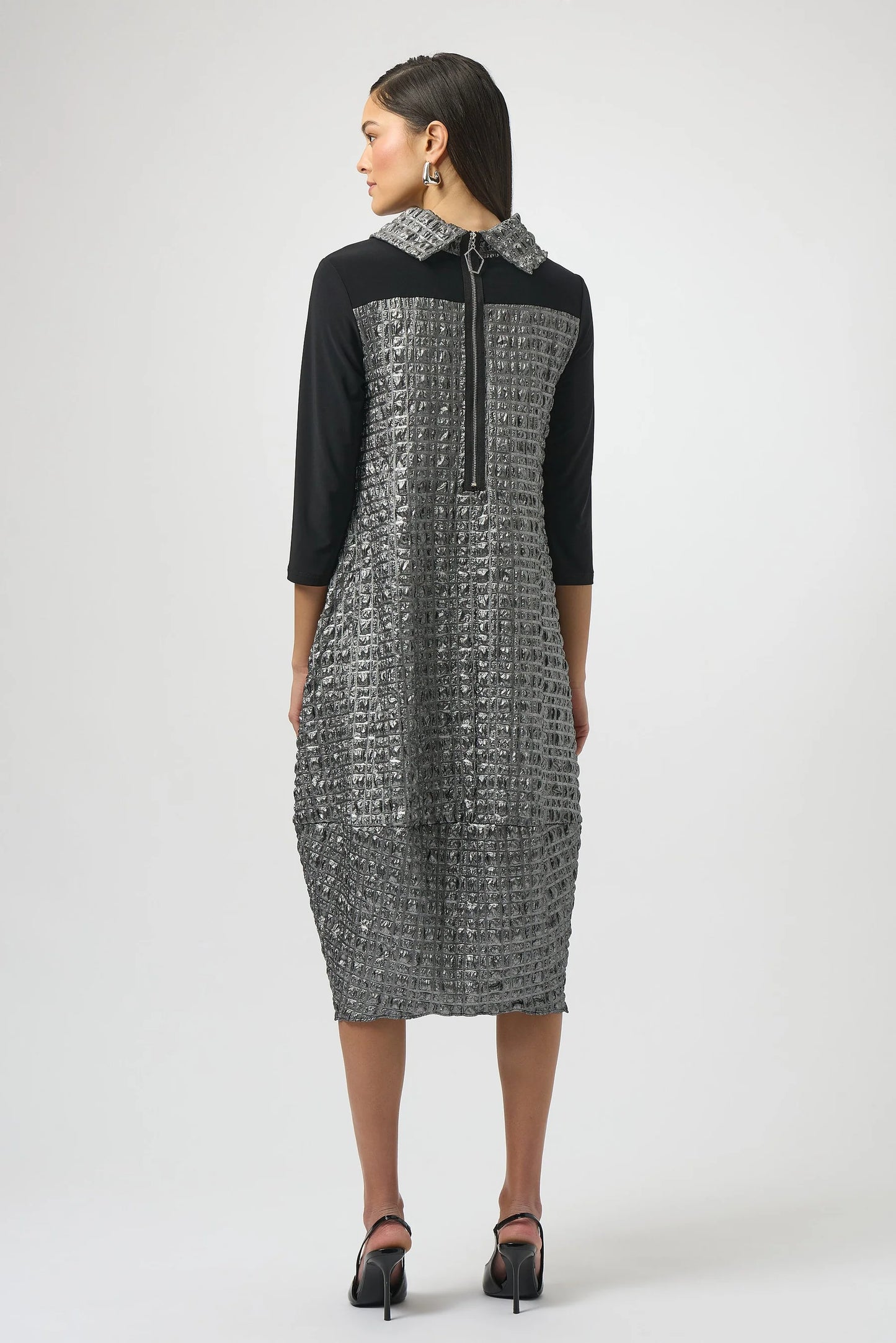 Joseph Ribkoff Black/Silver Dress