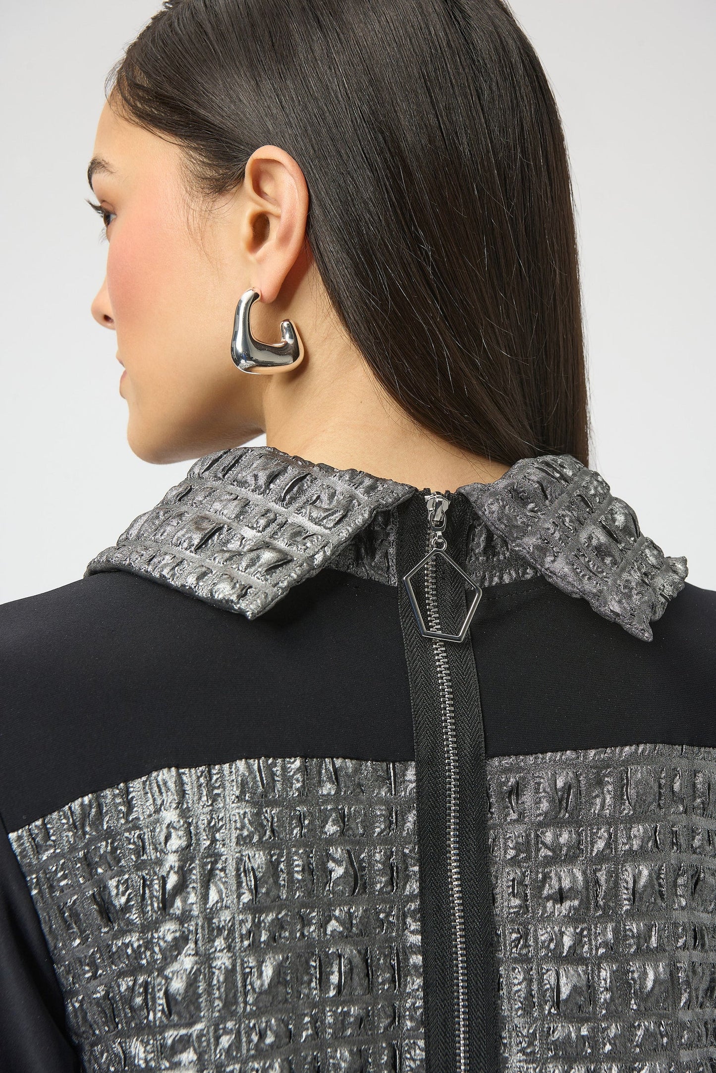 Joseph Ribkoff Black/Silver Dress