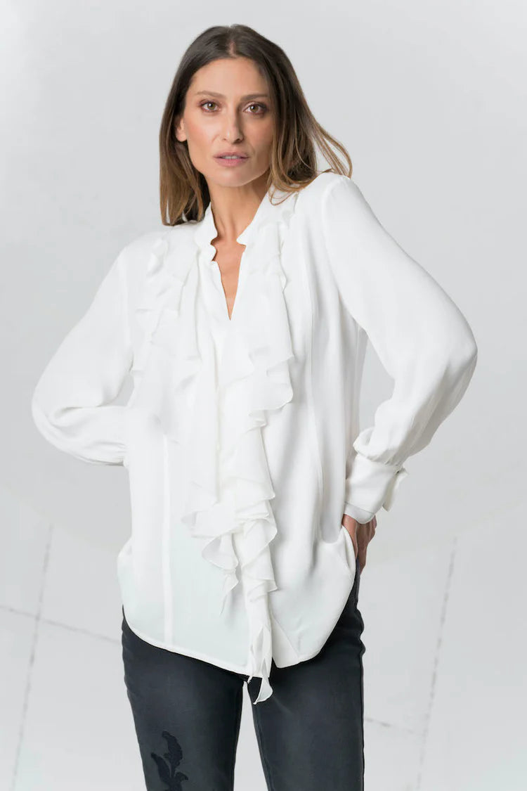 Elisa Cavaletti Ruffle Blouse