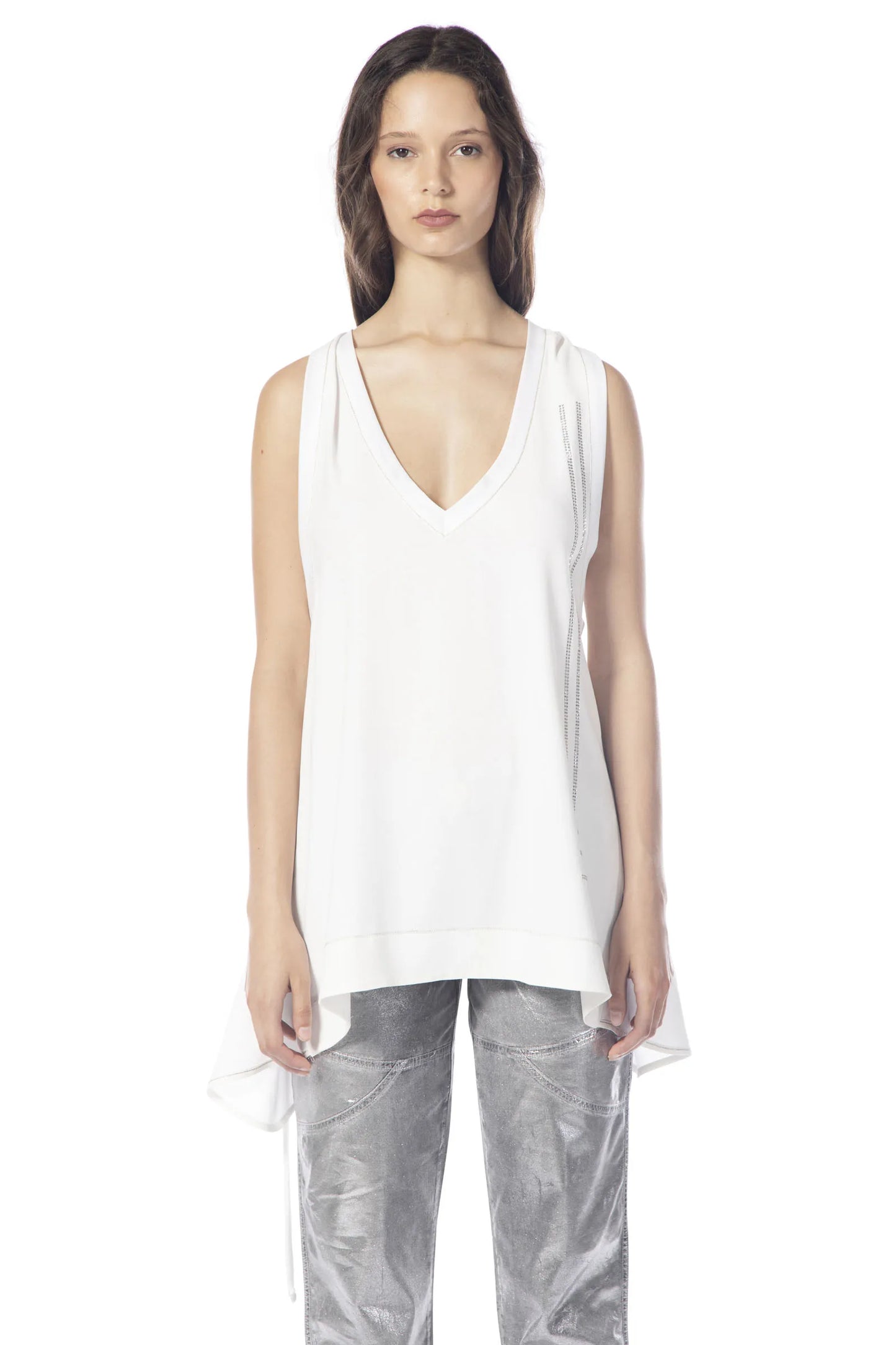 Elisa Cavaletti Off-White Tank Top