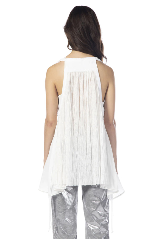 Elisa Cavaletti Off-White Tank Top