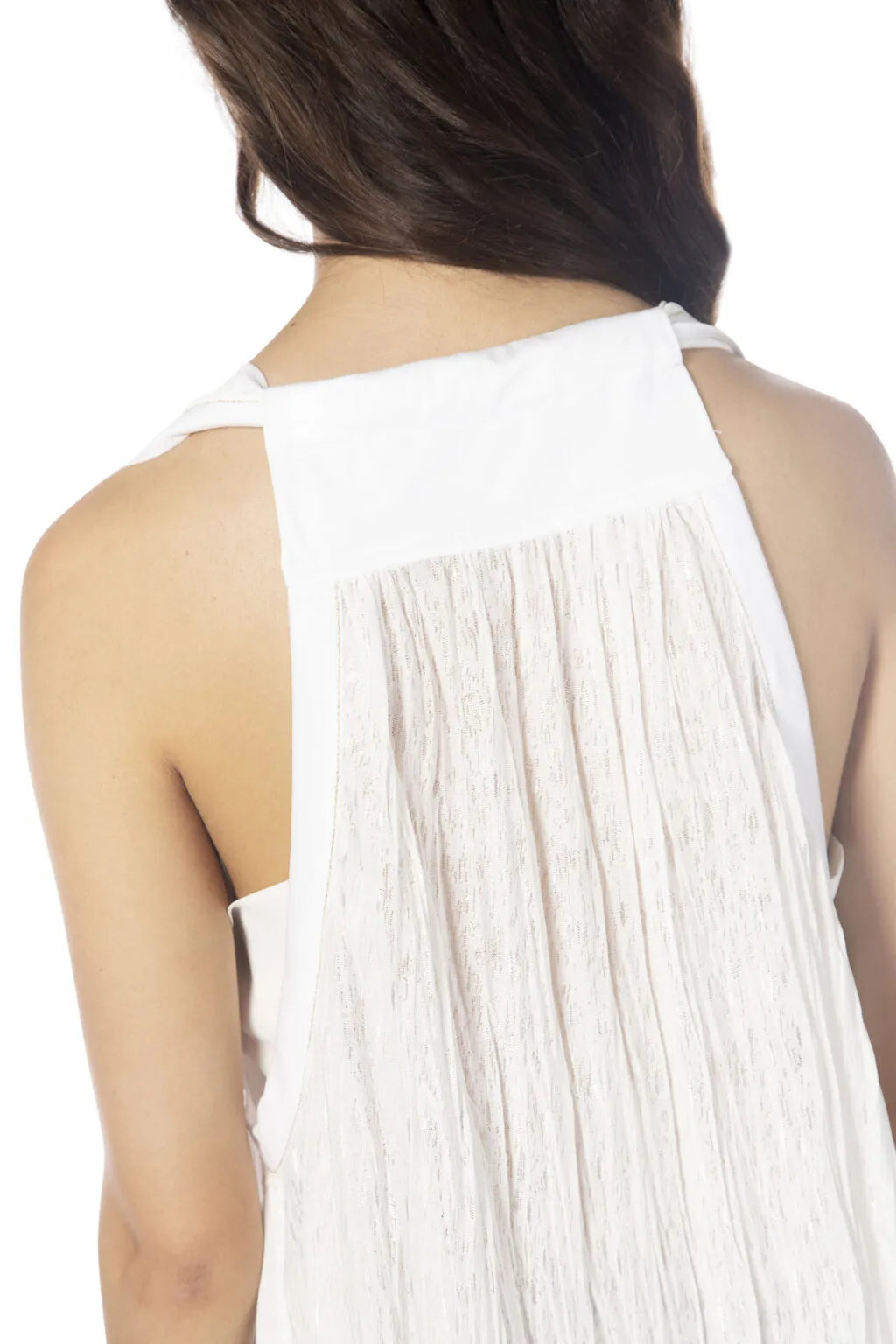 Elisa Cavaletti Off-White Tank Top