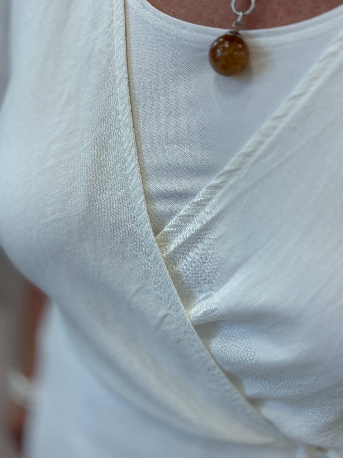 Linen Wrap Dress