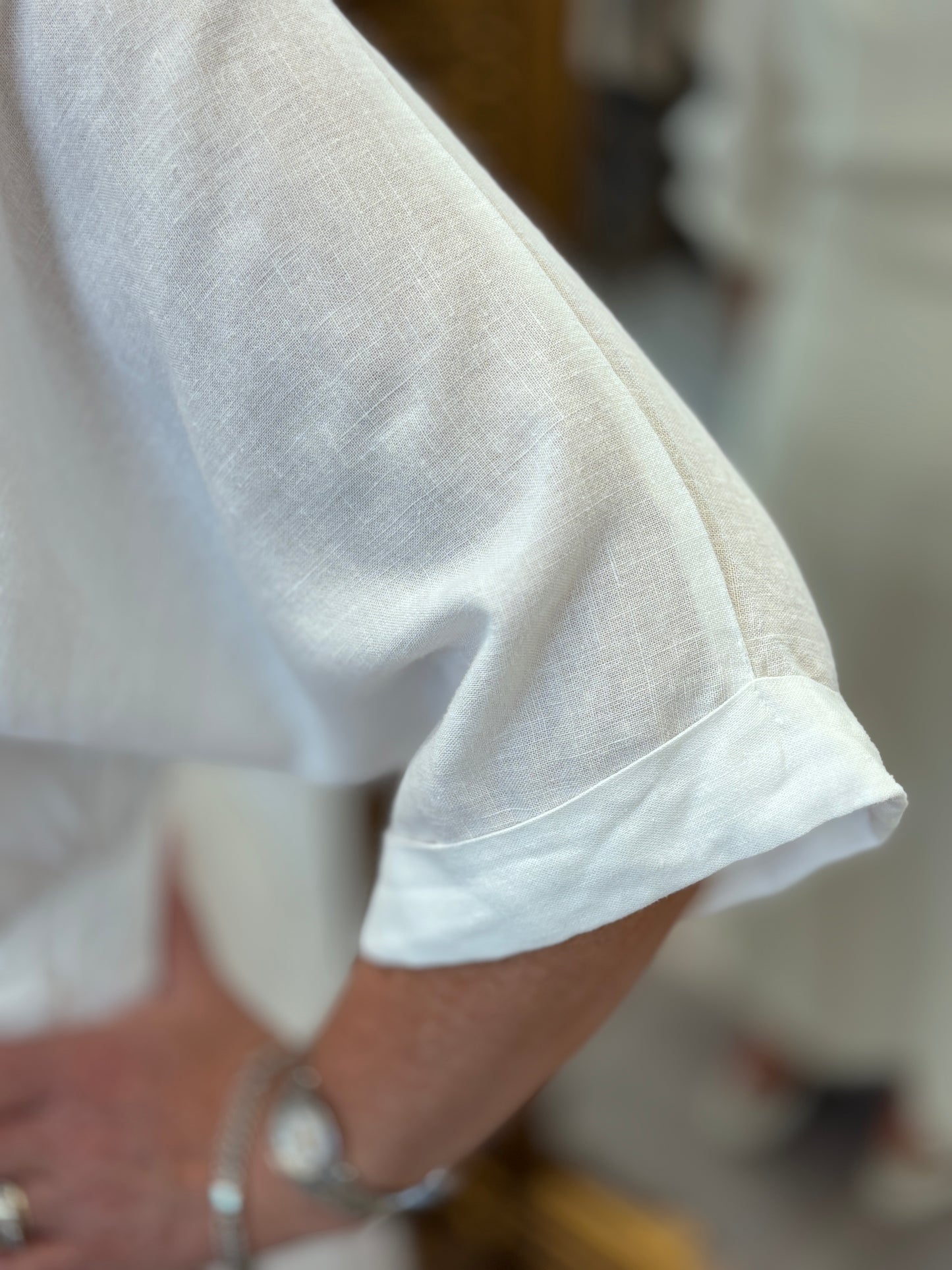 Linen Wrap Dress