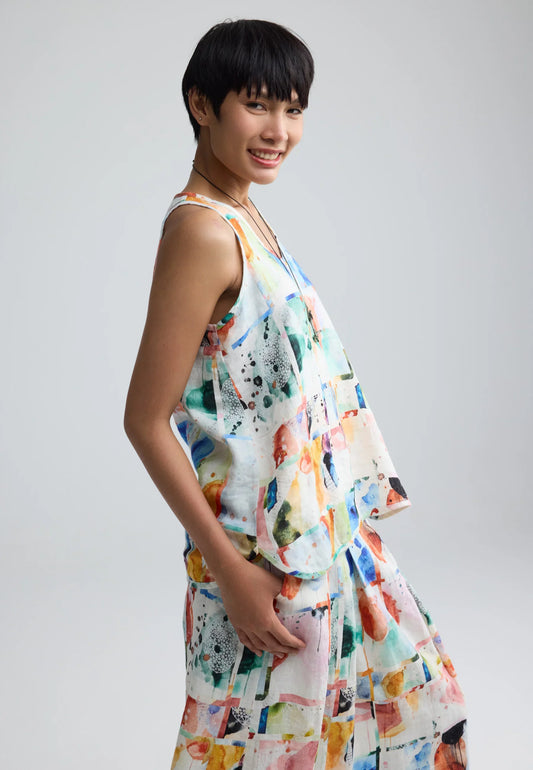 Luukaa Linen Tank Top
