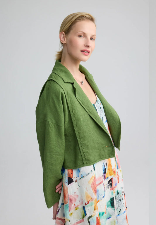 Luukaa Linen Bolero Jacket