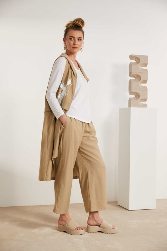 Naya Long Sleeve Top (White)