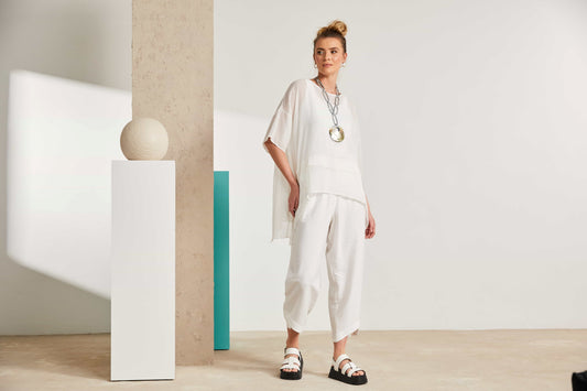 Naya Sheer Top (Cream)