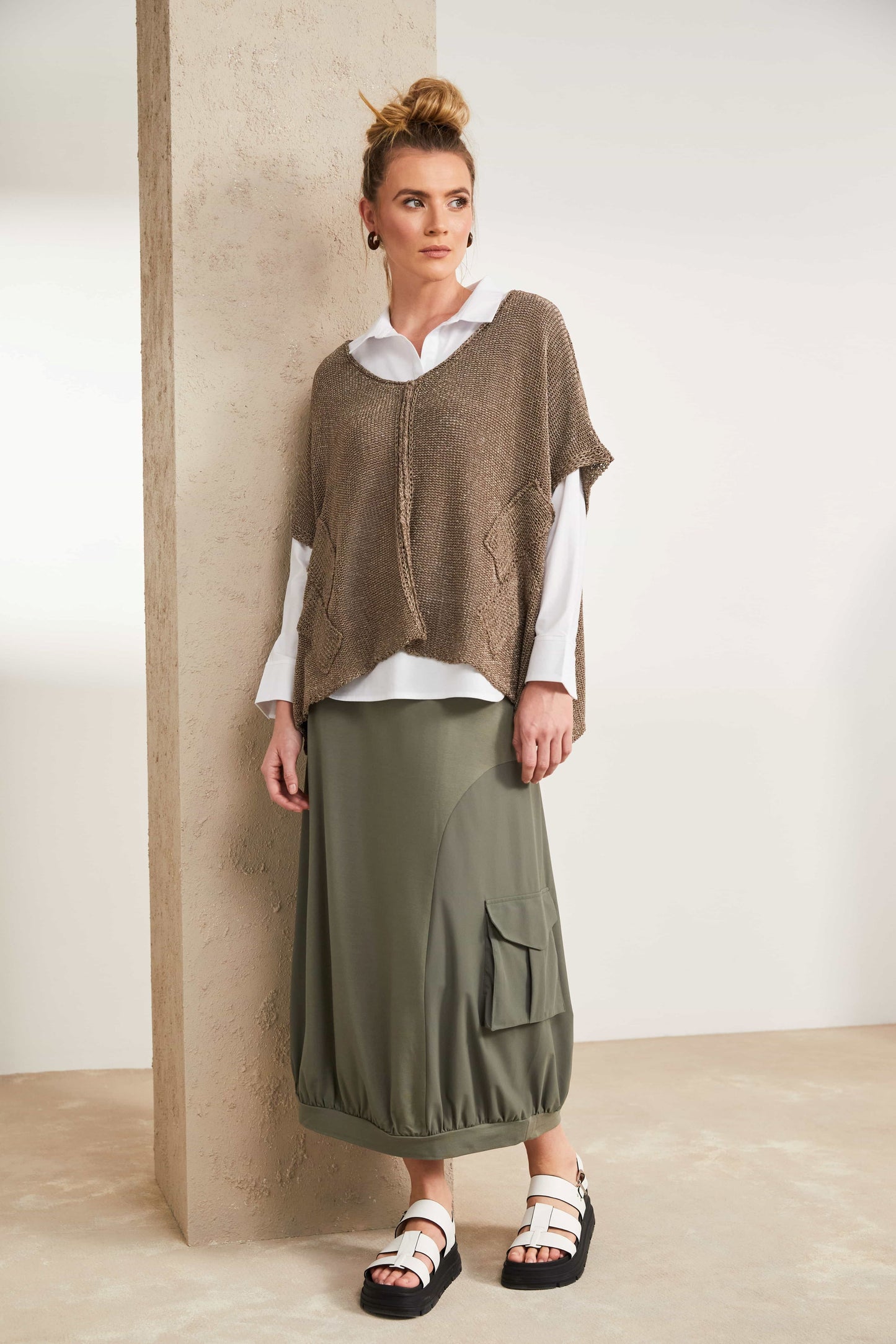 Naya Sweater (Toffee, White, Beige, Black)