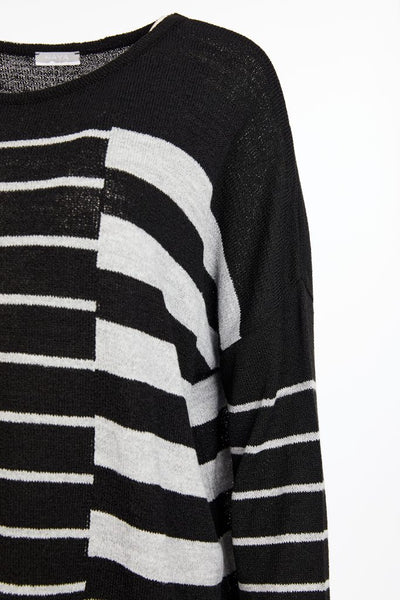 Naya Black/Silver Sweater