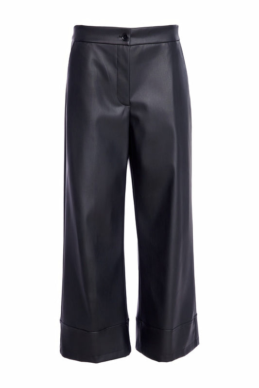 Naya Wide Leg Vegan Leather Pant