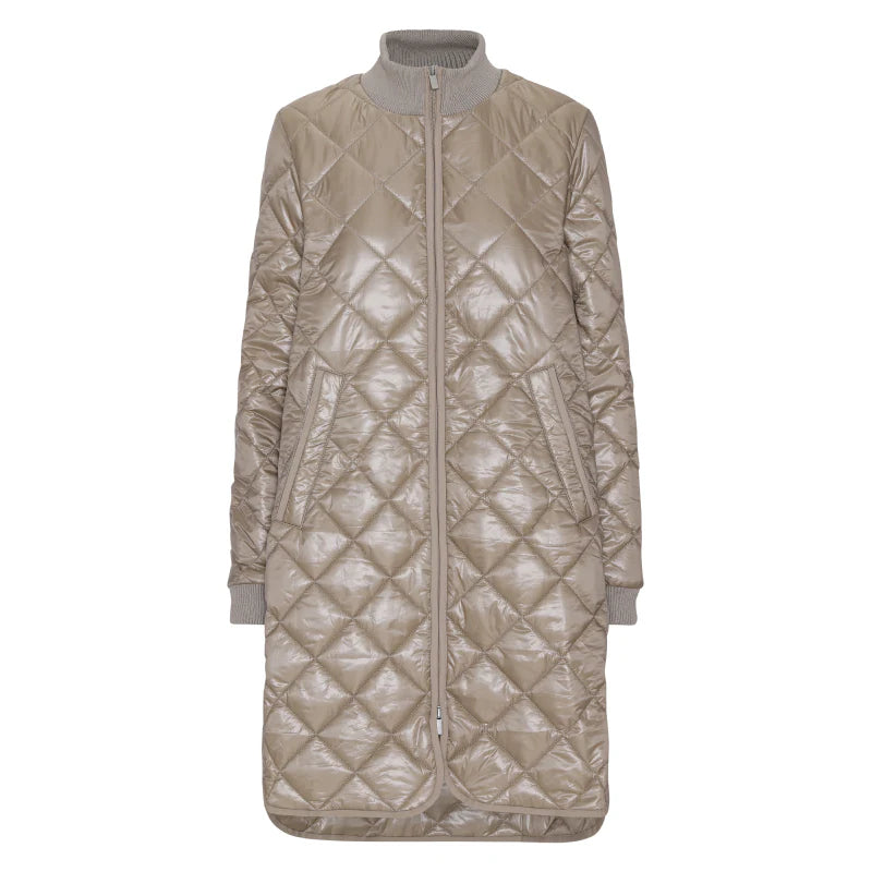 Ilse Jackobsen Quilted Jacket (Taupe)