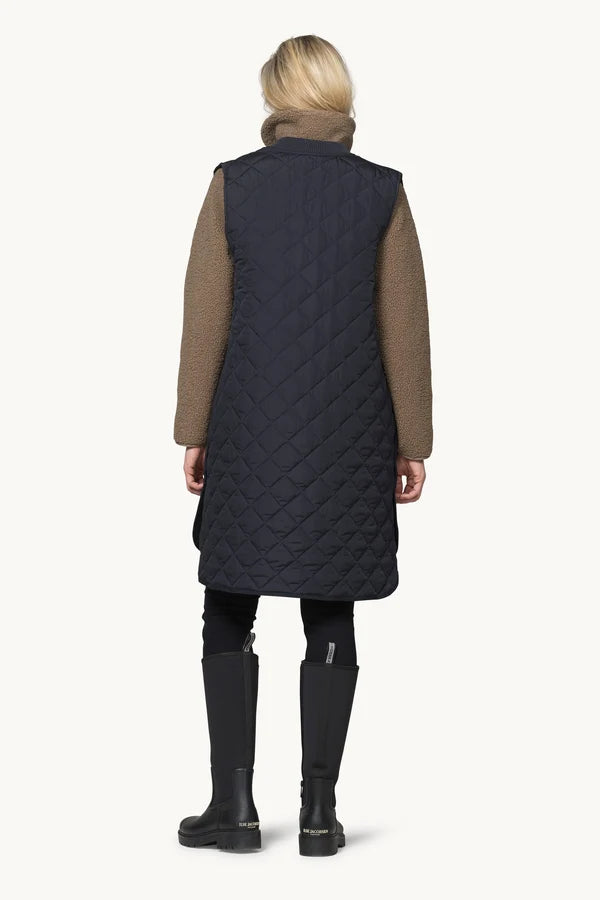 Ilse Jacobsen Quilted Vest - Black