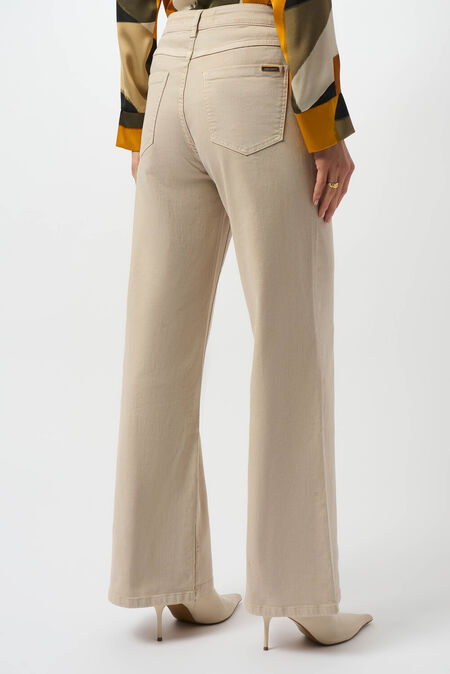 Joseph Ribkoff Wide-Leg Mid-Rise Jeans