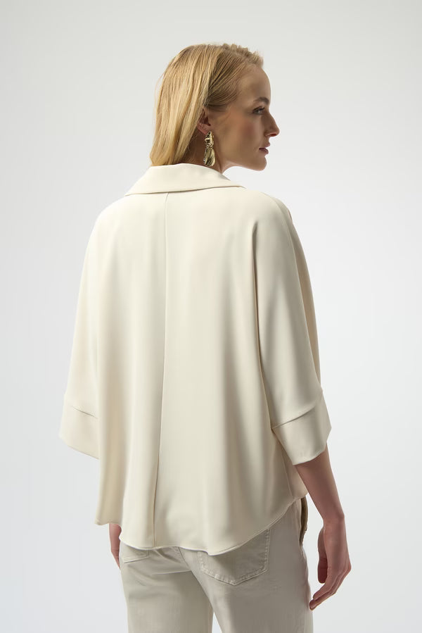 Joseph Ribkoff Vneck Relaxed Fit Top
