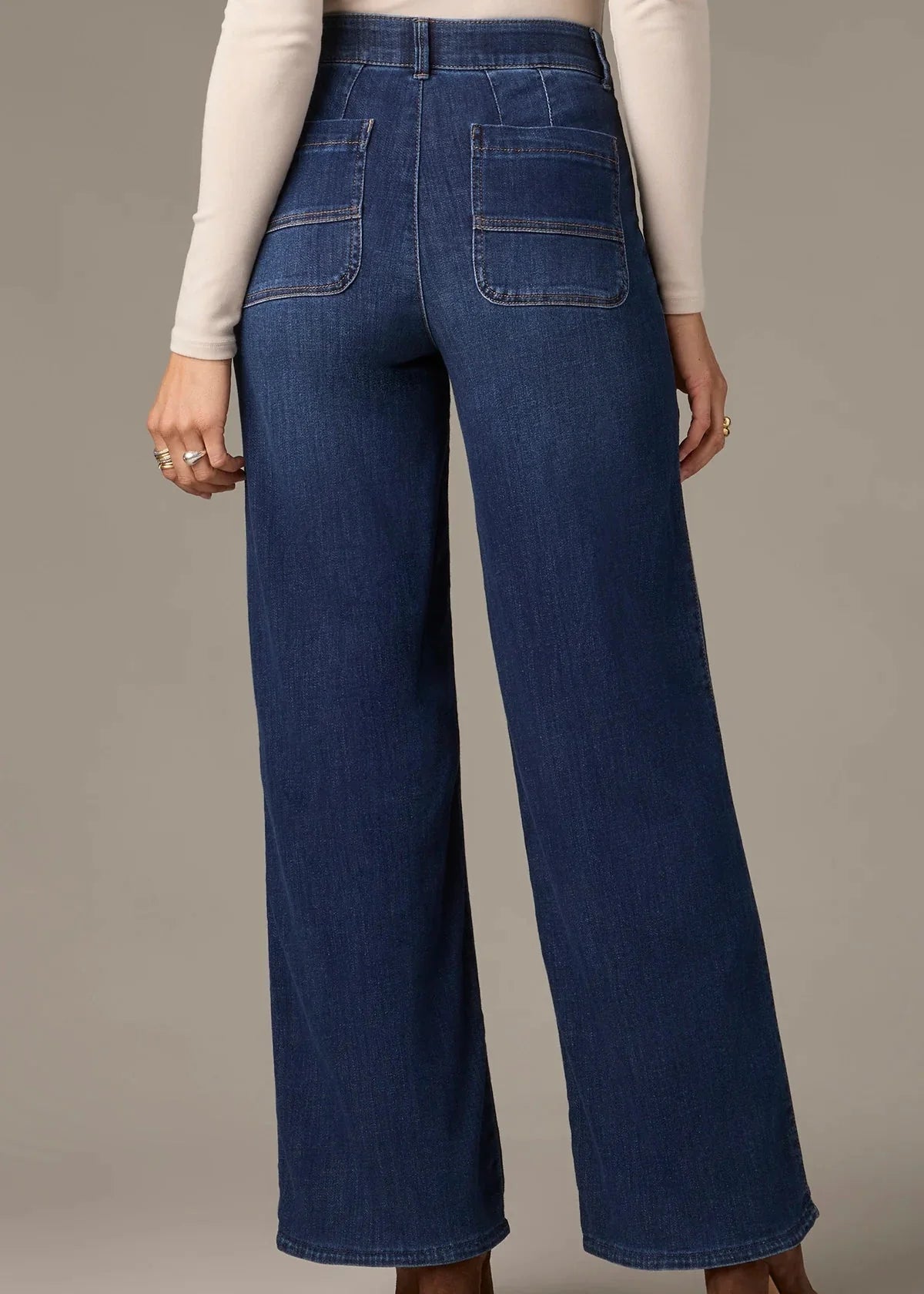 Wit & Wisdom Whitney Skyrise Wide Leg Jeans