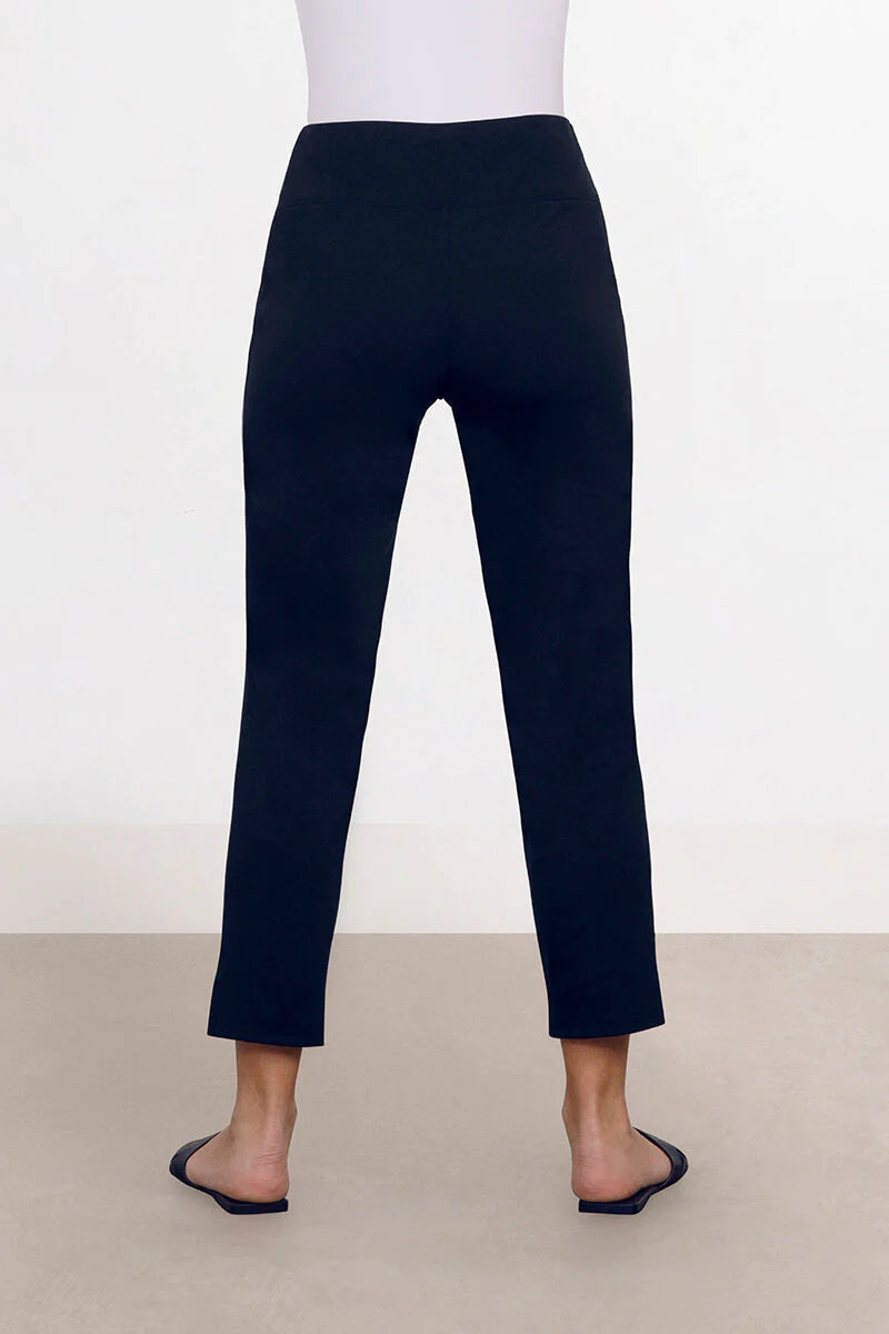 Sympli Lux Yoke Narrow Ankle Navy Pant