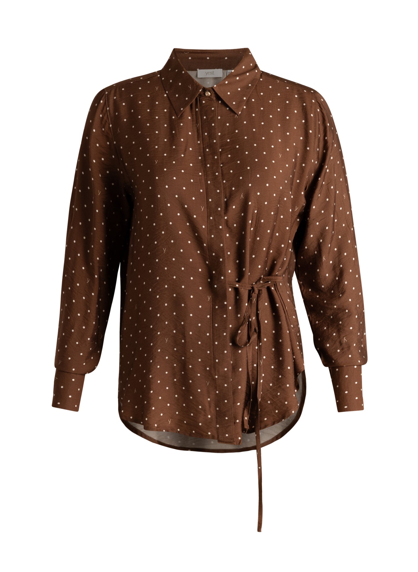 Yest Samira Blouse - Mocca Brown