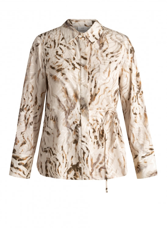 Yest Stefanie Blouse - Beige Cream/ Multi Color