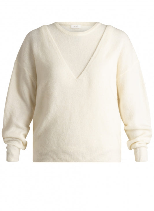 Yest Shira Sweater - Beige Cream