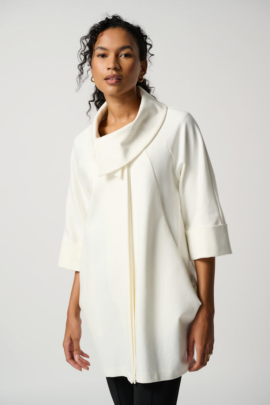 Joseph Ribkoff Classic Vanilla Cocoon Coat
