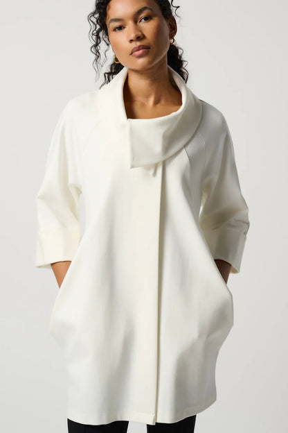 Joseph Ribkoff Classic Vanilla Cocoon Coat