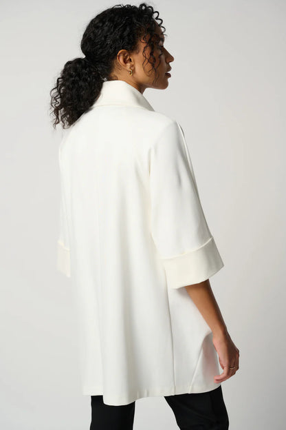 Joseph Ribkoff Classic Vanilla Cocoon Coat