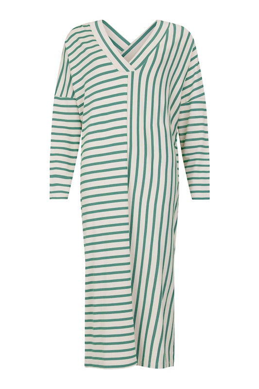 Noen Green Stripe Dress