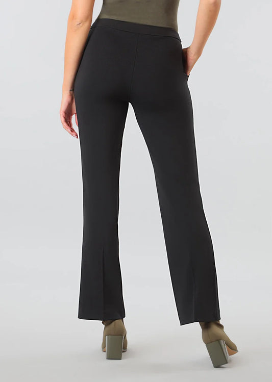 Lisette Straight Leg  Black Pant with Pockets