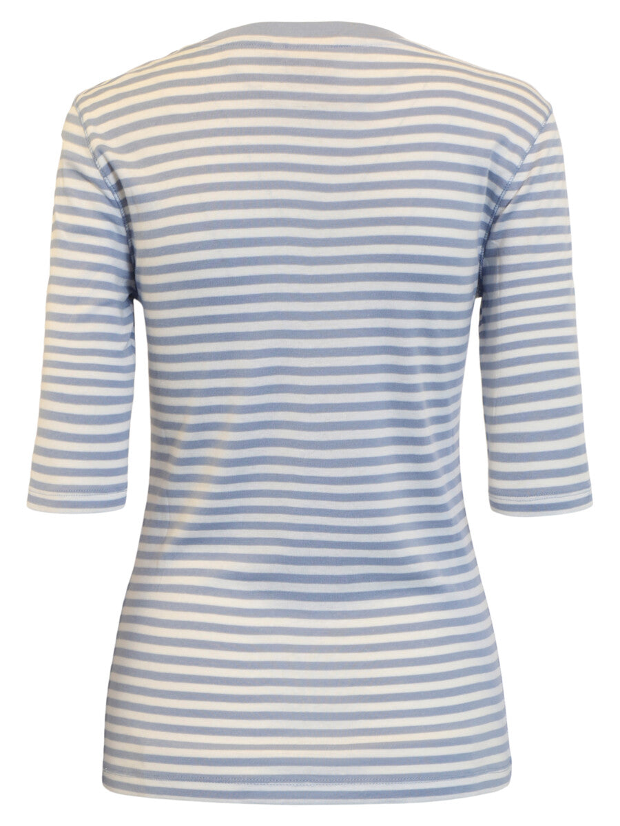 B.  Copenhagen Crew Neck Striped Top