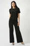 Joseph Ribkoff Goldie / Classic Wide-Leg Stretch Black Jeans
