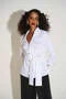Joseph Ribkoff Stretch Taffeta Fitted Blouse