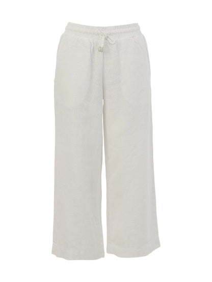 Dolcezza White Linen Pants