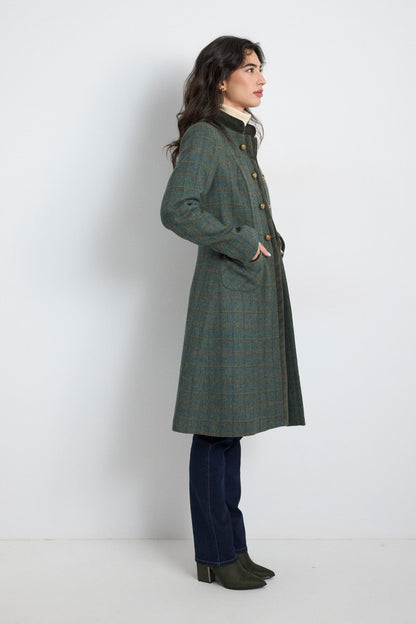 Bariloche Porensa Velvet Trim Coat