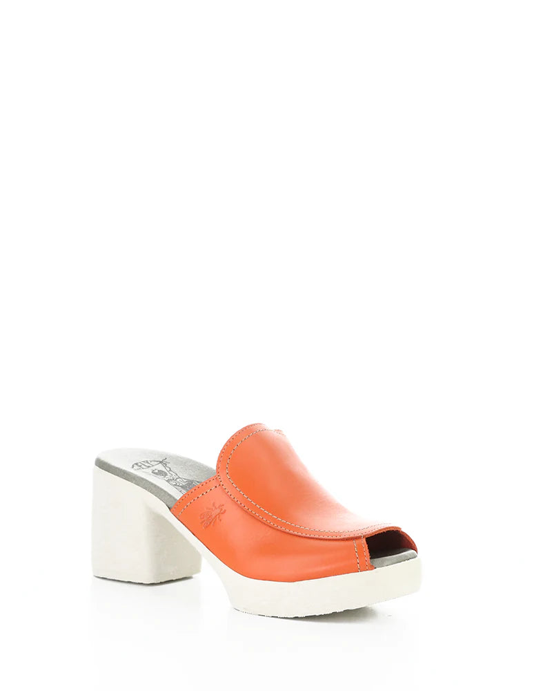 Fly London Slip On Sandal - Orange