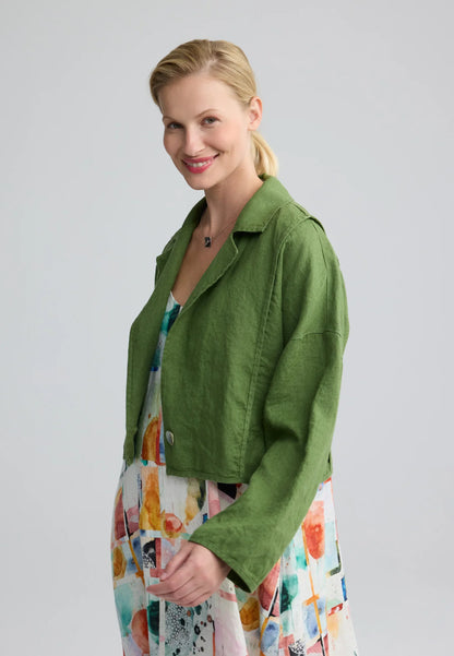 Luukaa Linen Bolero Jacket