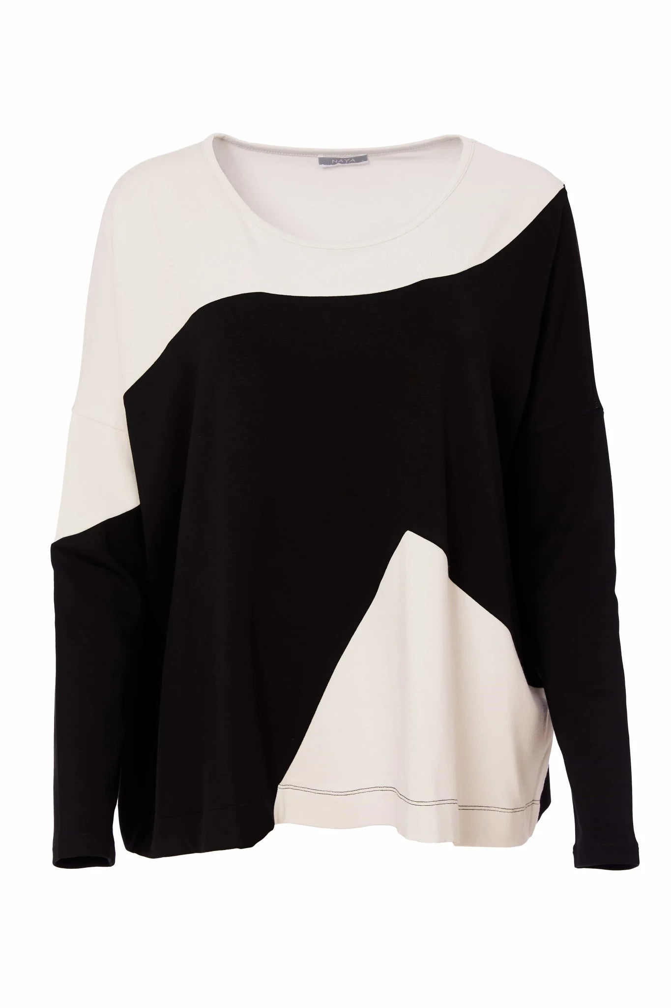 NAYA Top with Contrast Panels