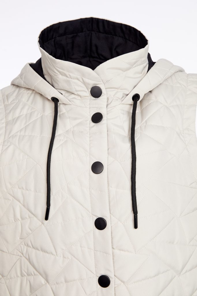 Naya Quilted Long Vest