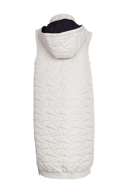 Naya Quilted Long Vest