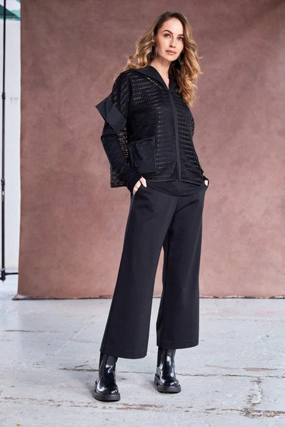 Naya Wide Leg Black Pant