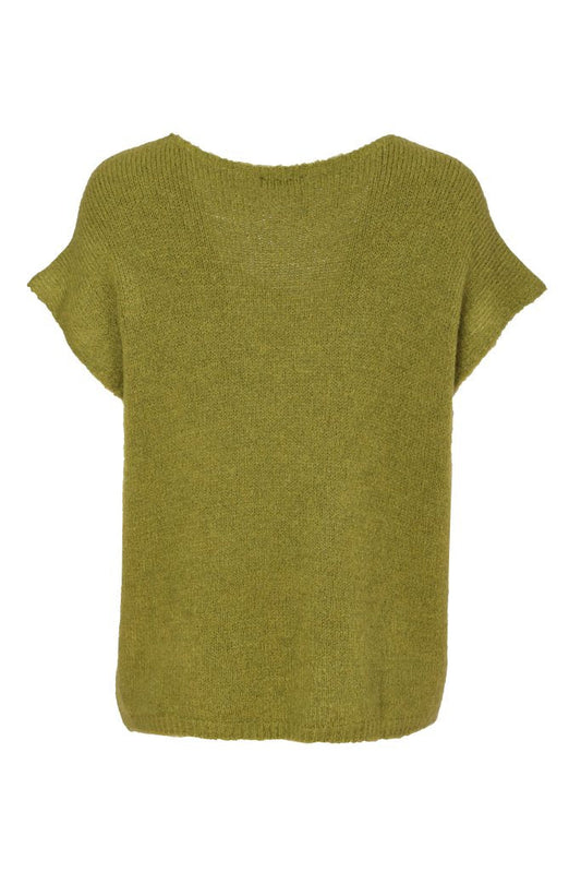 Naya V Neck Vest Avocado