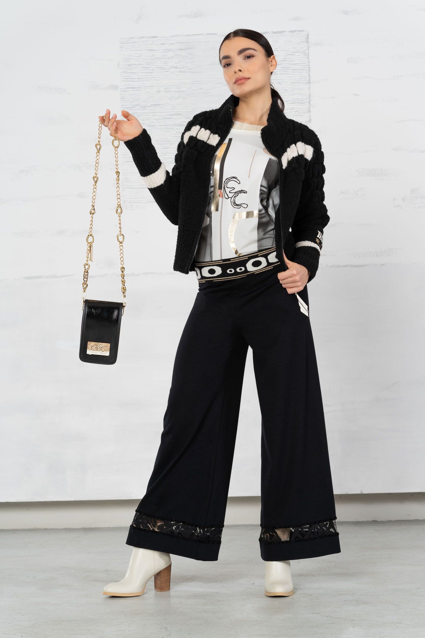 Elisa Cavaletti Black Crossbody Bag